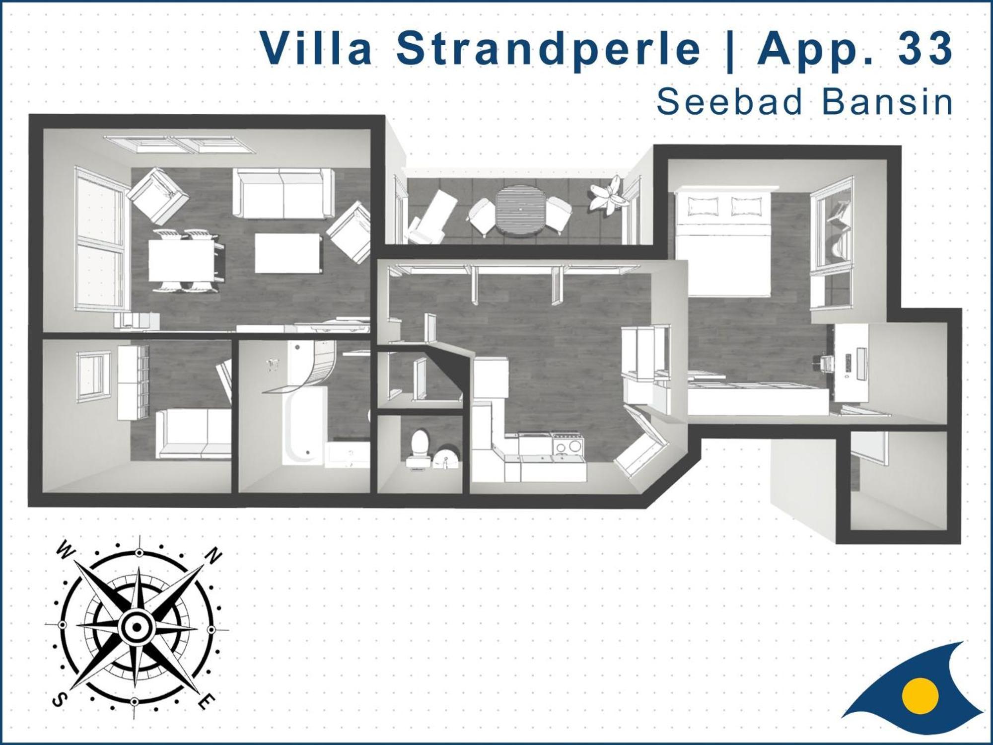 Villa Strandperle Whg 33 제바트헤링스도르프 외부 사진